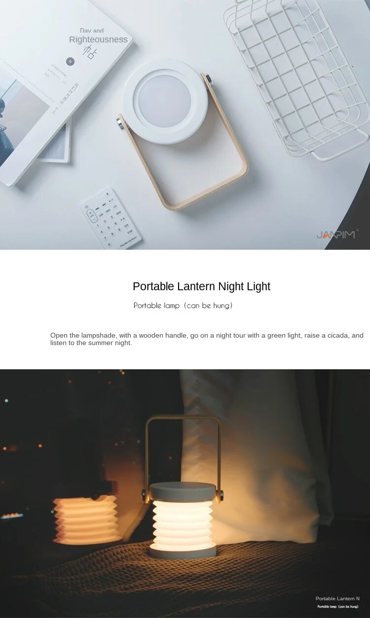 LANTERN DESK LAMP |FOLDABLE LAMP