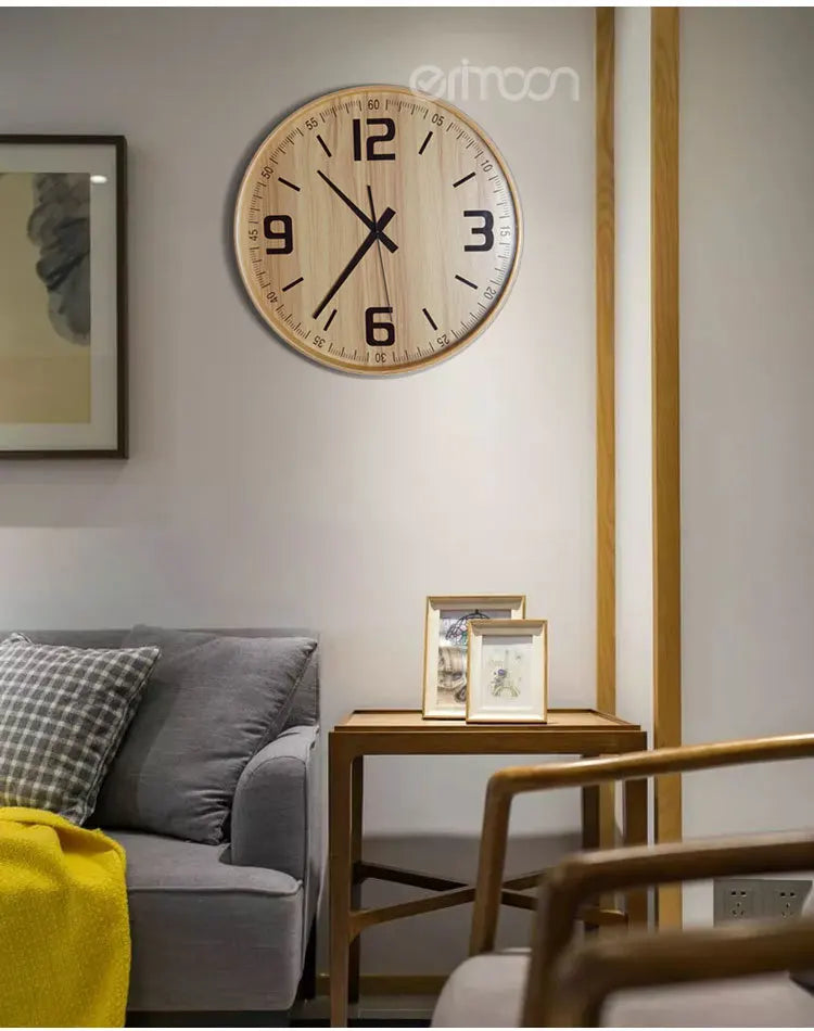 30cm Wooden Wall Clock