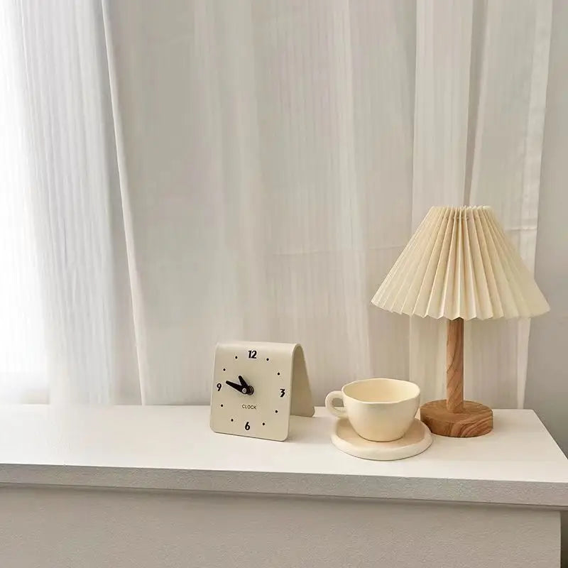 6" Cute No-Ticking Desk Wall Clock