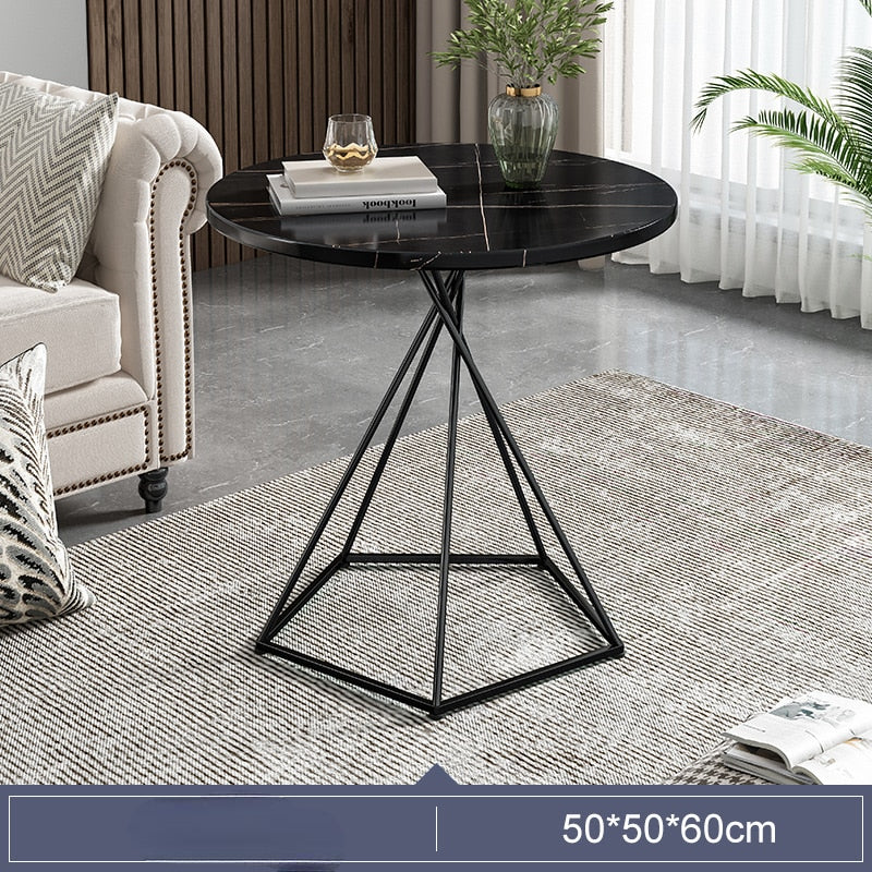 round marble top coffee table |TABLE 1079