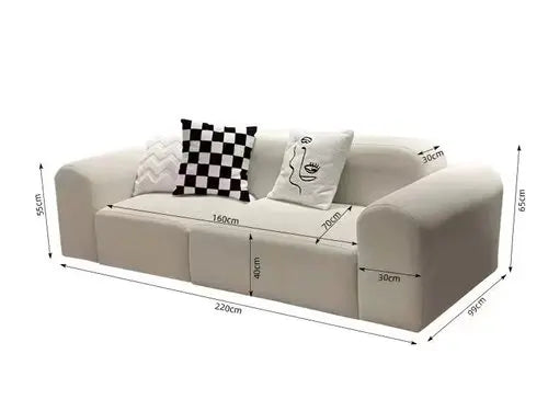 tri sectional sofa