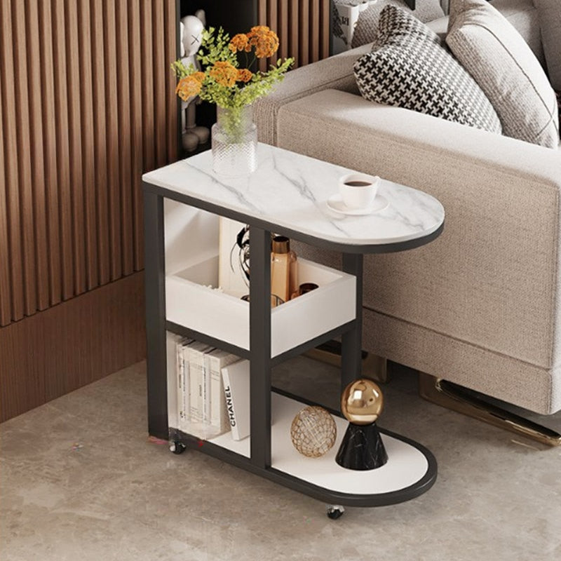 Narrow coffee table with storage |TABLE 1077