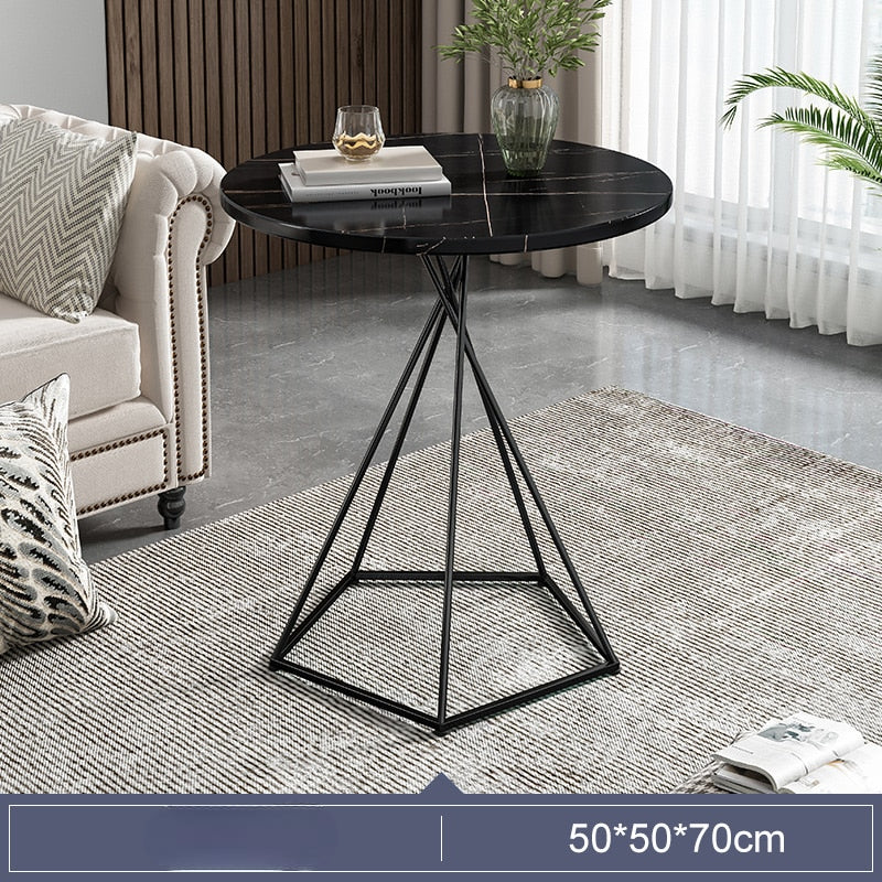 round marble top coffee table |TABLE 1079