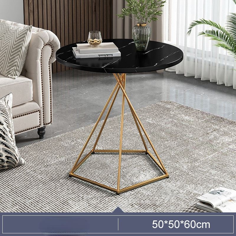 round marble top coffee table |TABLE 1079