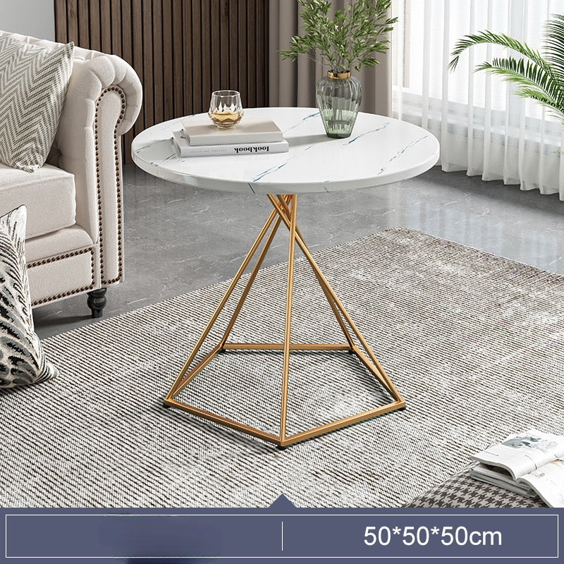 round marble top coffee table |TABLE 1079