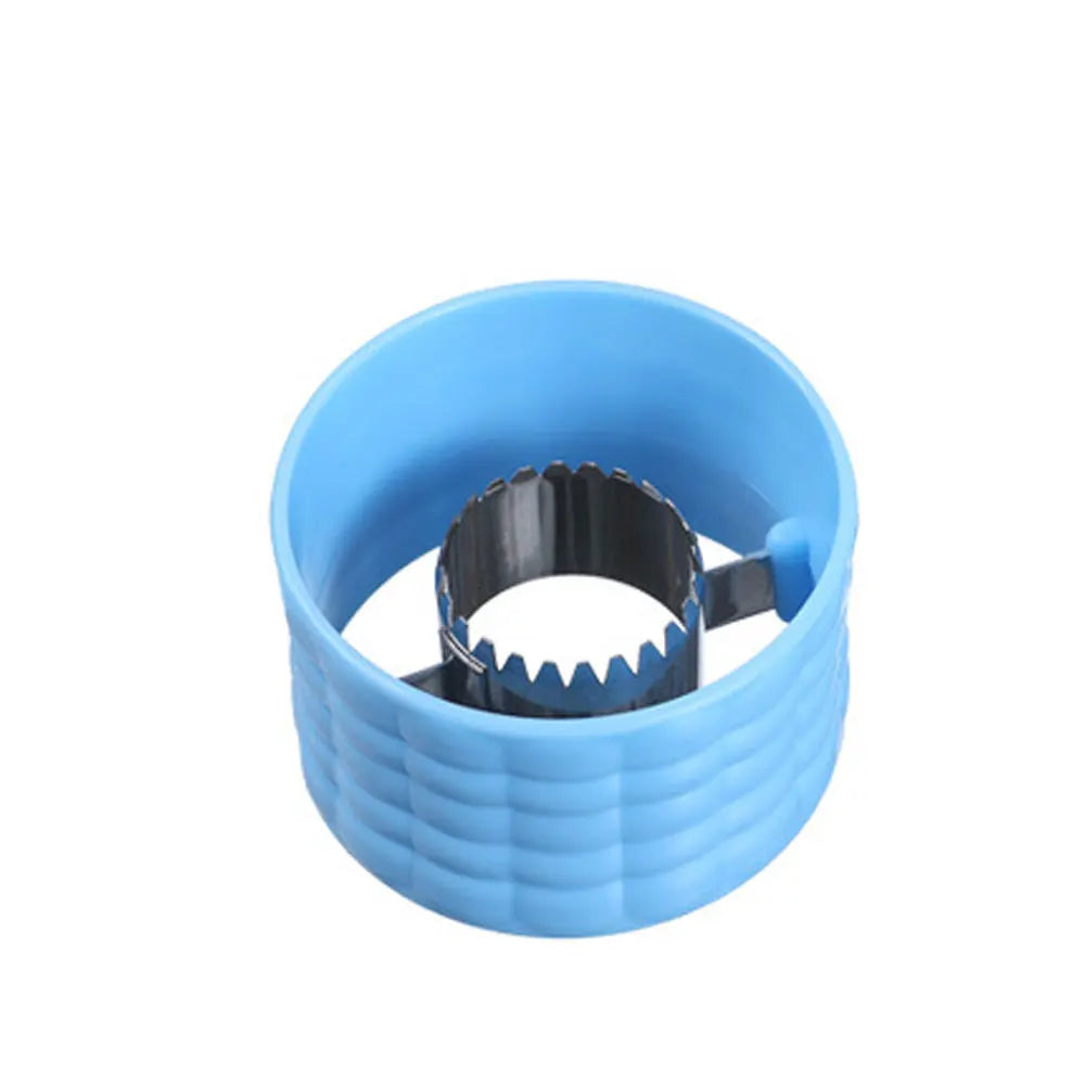 Corn Cob Peeler Stripper blue