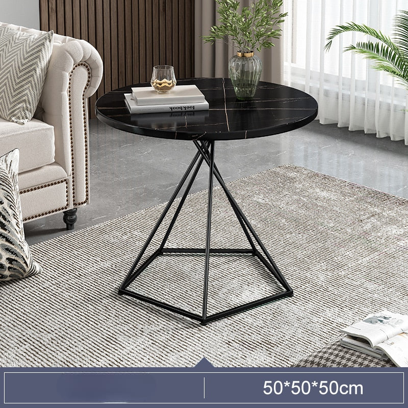 round marble top coffee table |TABLE 1079