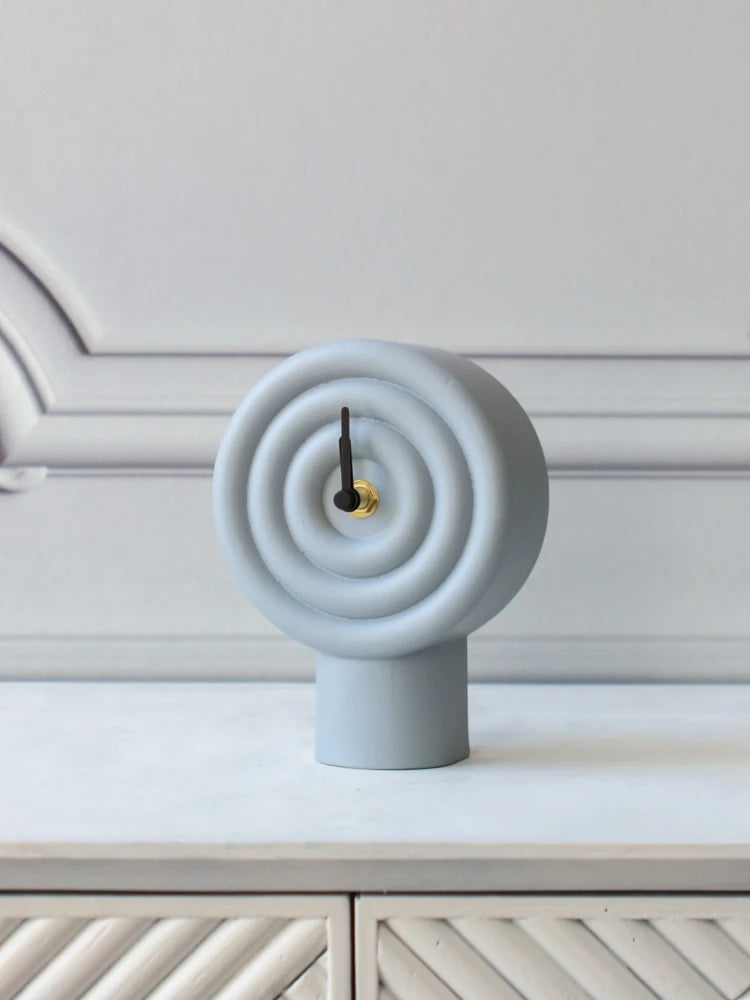 Modern Minimalist Geometric Circle Clock