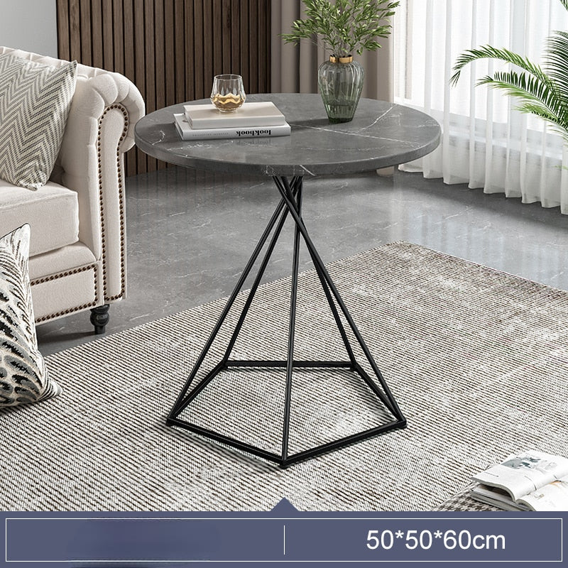 round marble top coffee table |TABLE 1079