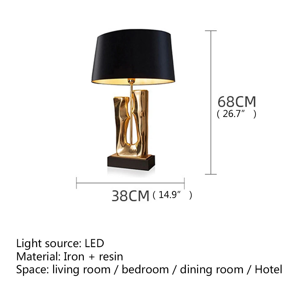 Luxury End Table Lamp