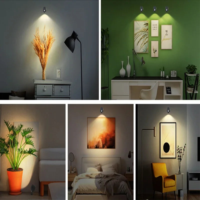 Touch LED Wall Lamp | 360° Rotatable Light