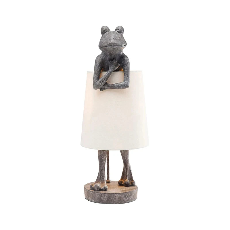 Frog led Table Lamp Resin Desk Lamp Led Lights for Room Retro Design Living Room Decorative Bedside lighting Fixtures Bedroom