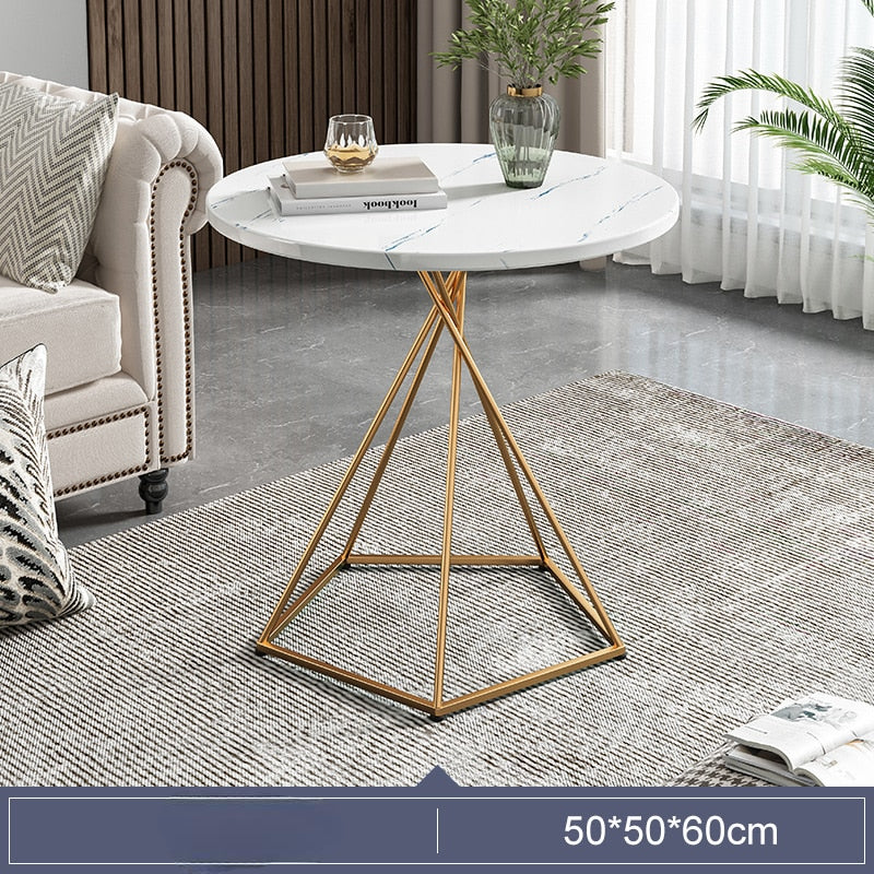 round marble top coffee table |TABLE 1079