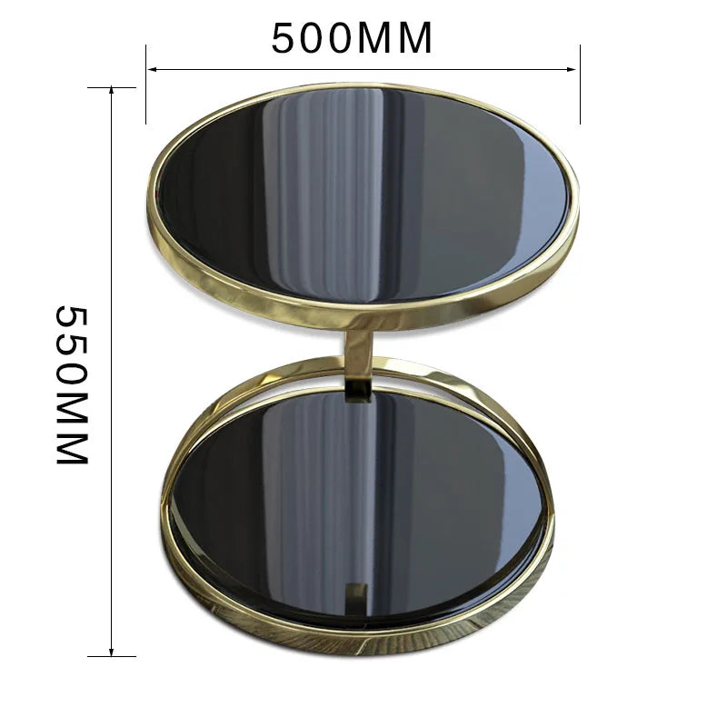 Modern Nordic Coffee Table | Luxury Round Metal Table