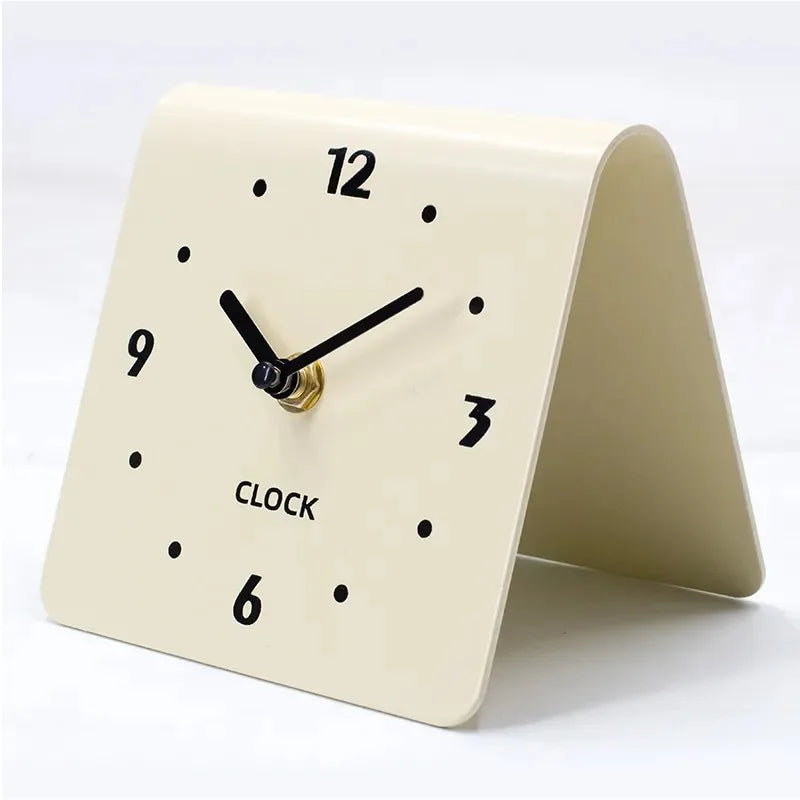 Wooden Square Black Wall Clock