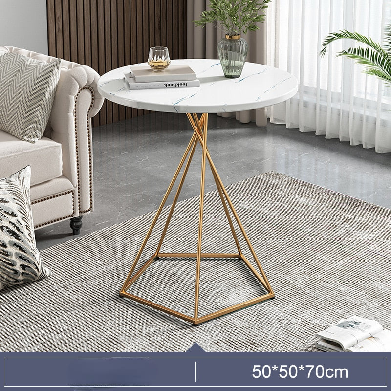 round marble top coffee table |TABLE 1079