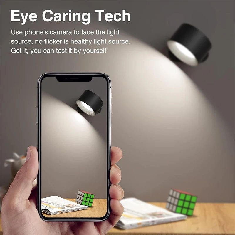 Touch LED Wall Lamp | 360° Rotatable Light