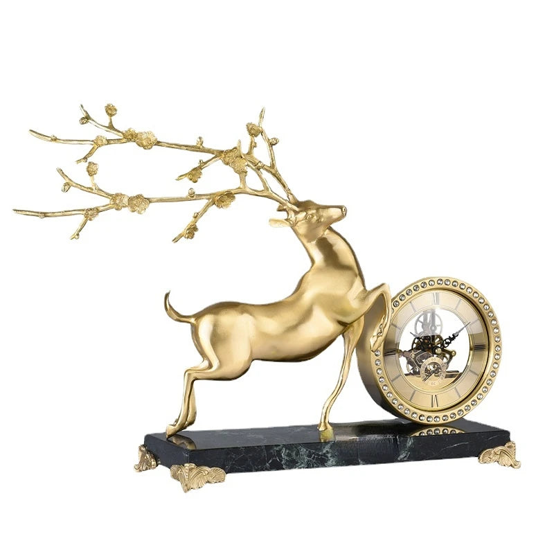 Brass Table Clock