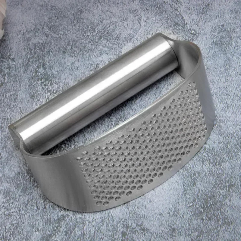 Stainless Steel Garlic chopper | Multi-function Curved vegetable chopper