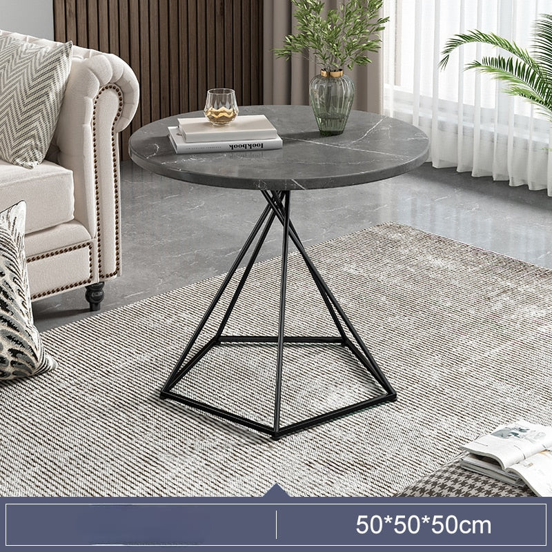 round marble top coffee table |TABLE 1079