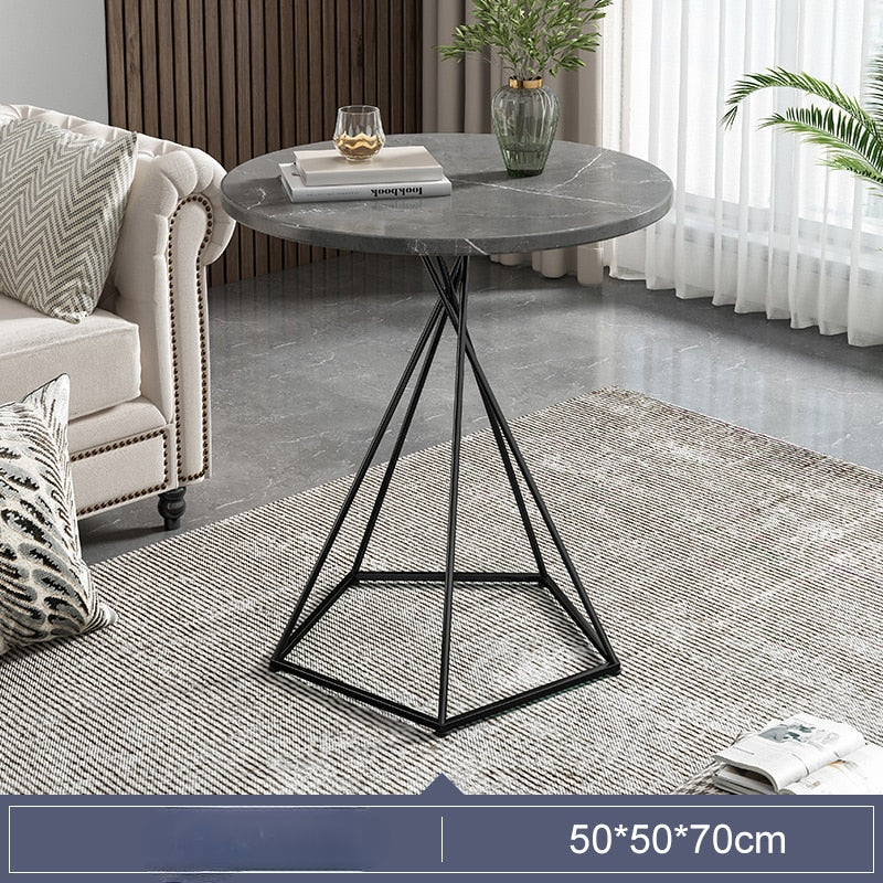 round marble top coffee table |TABLE 1079