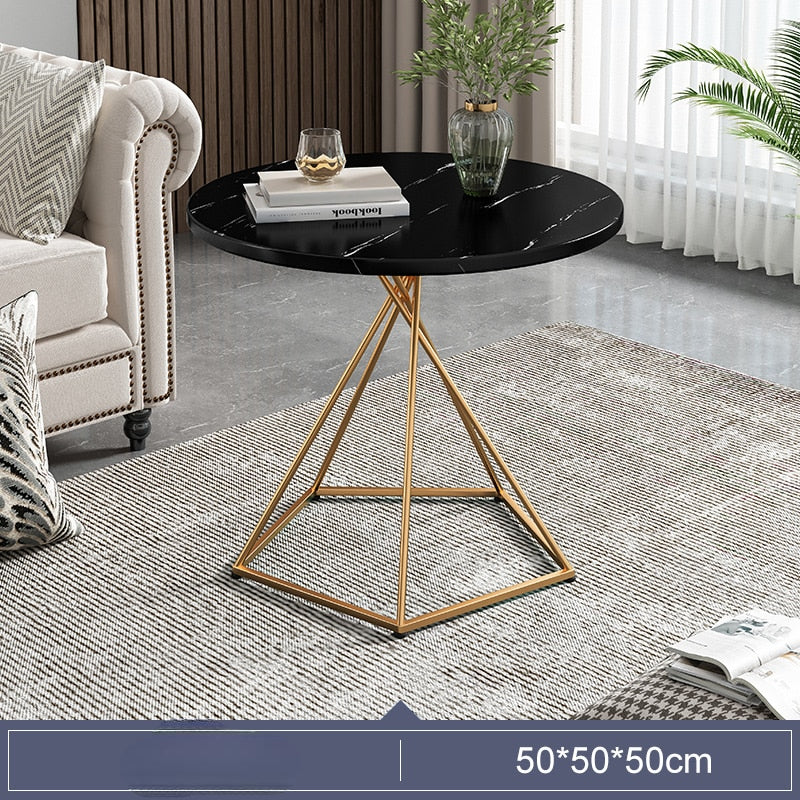 round marble top coffee table |TABLE 1079