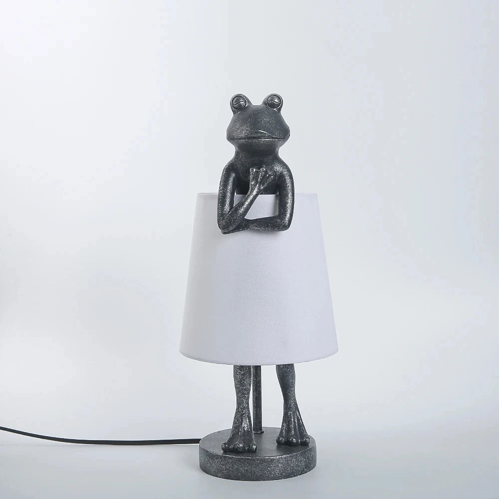 Frog led Table Lamp Resin Desk Lamp Led Lights for Room Retro Design Living Room Decorative Bedside lighting Fixtures Bedroom
