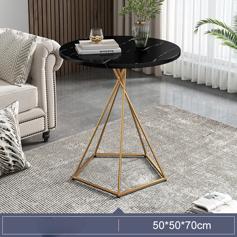 round marble top coffee table |TABLE 1079