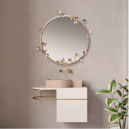 Creative Wall Mirror | Butterfly Mirror Decoration