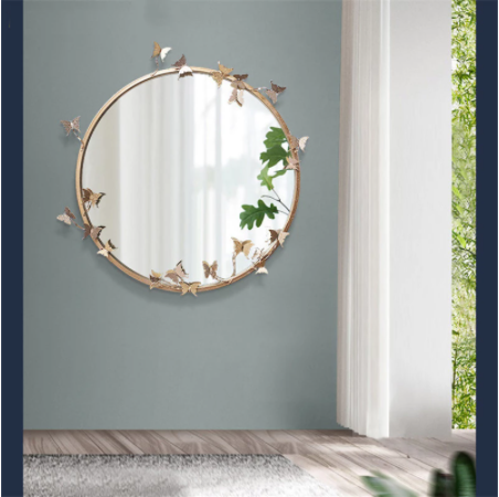 Creative Wall Mirror | Butterfly Mirror Decoration
