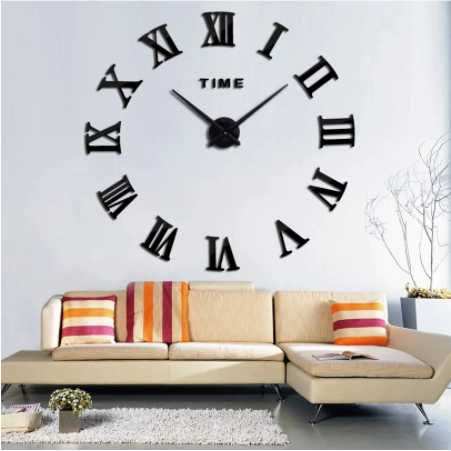 Roman numeral wall clock