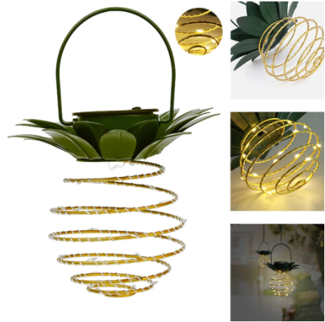 Pineapple Solar Lamp