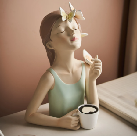 Girl Sculpture Decoration