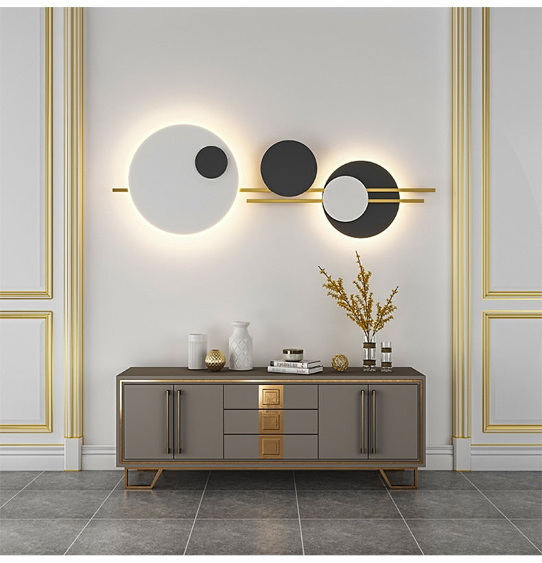 Led decorative wall lights