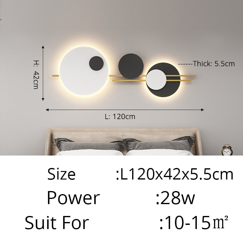 Led decorative wall lights