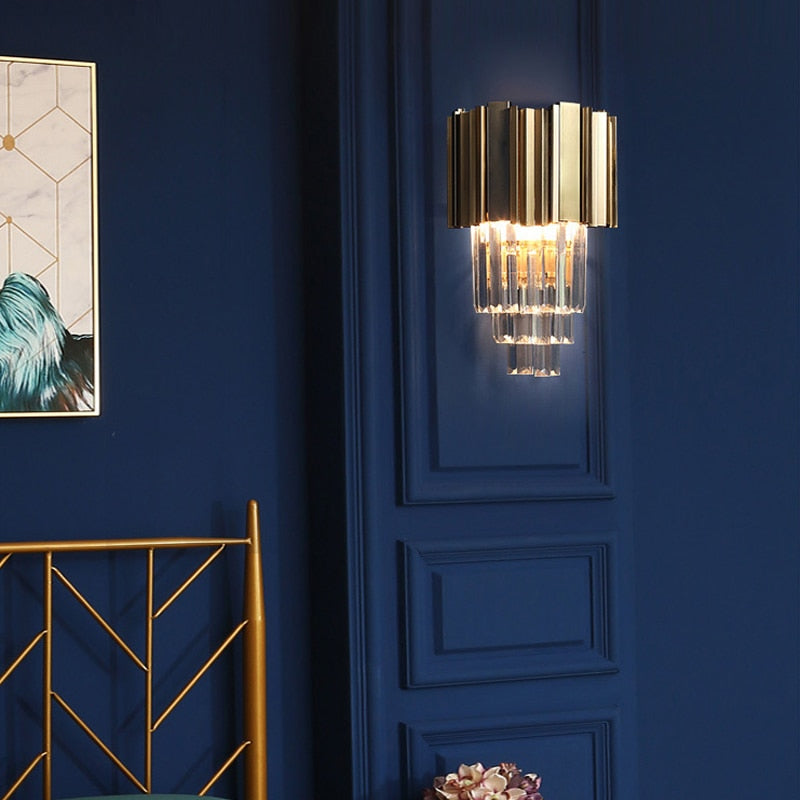 crystal wall lights for living room