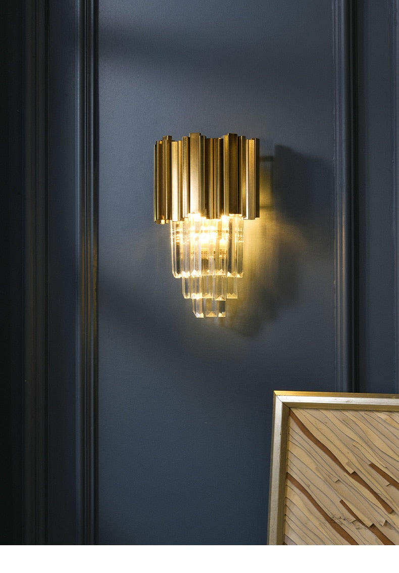 crystal wall lights for living room
