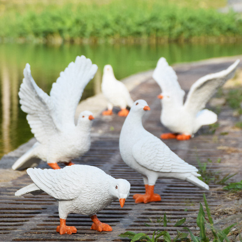 bird figurines for garden