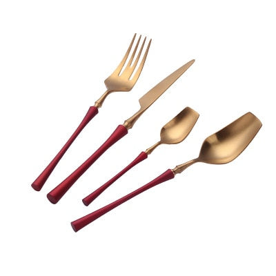 Gold Cutlery Set
