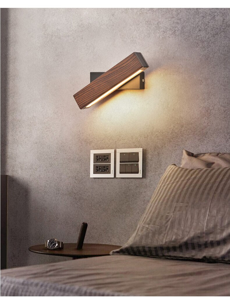 Wooden Wall Lamp