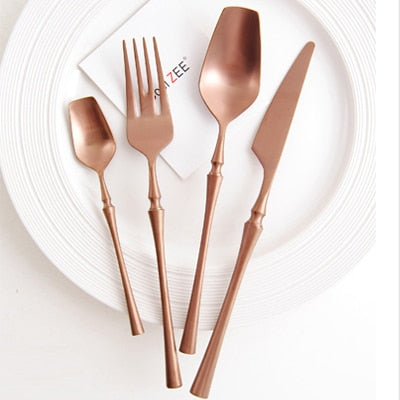 Gold Cutlery Set