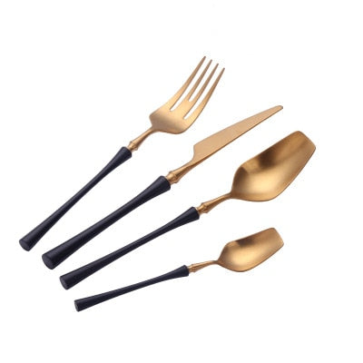 Gold Cutlery Set