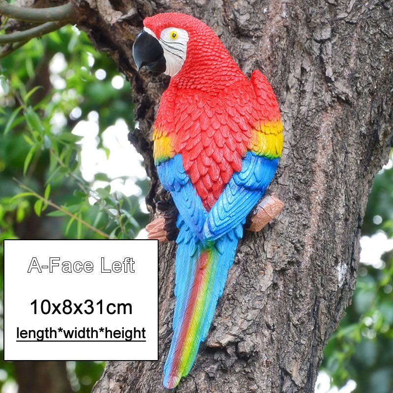 outdoor garden bird statues