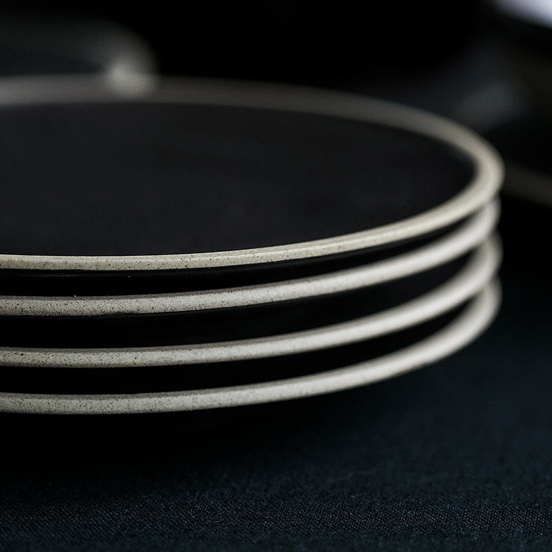 black design plates