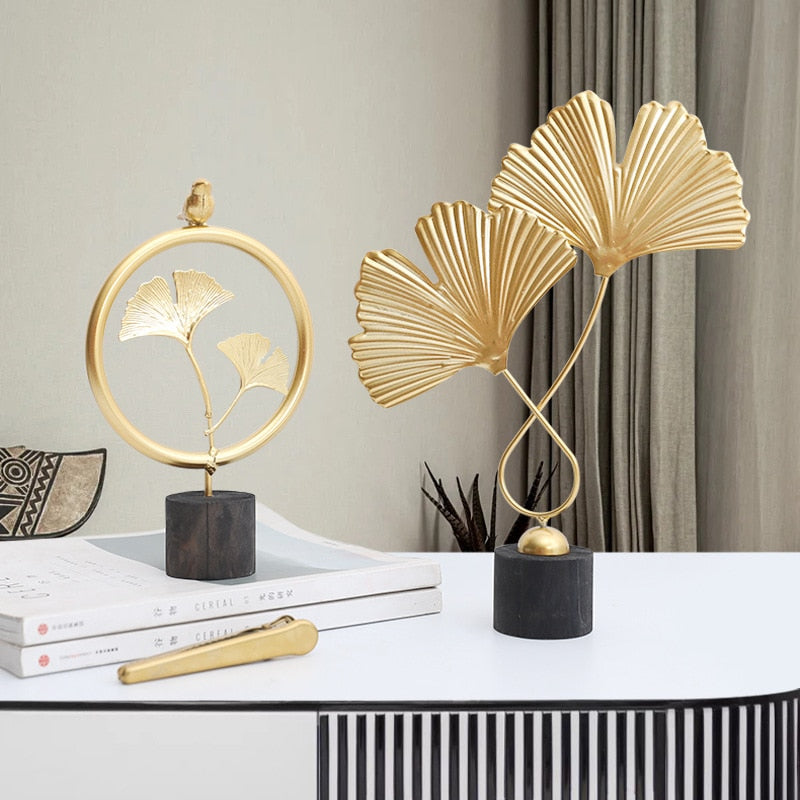 Metal Leaf Decor