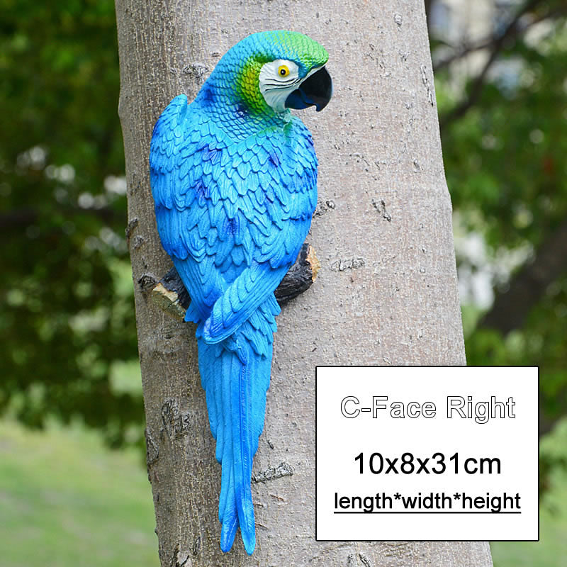 outdoor garden bird statues