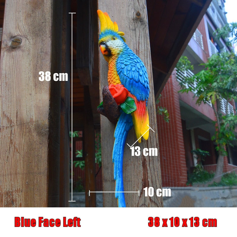 outdoor garden bird statues