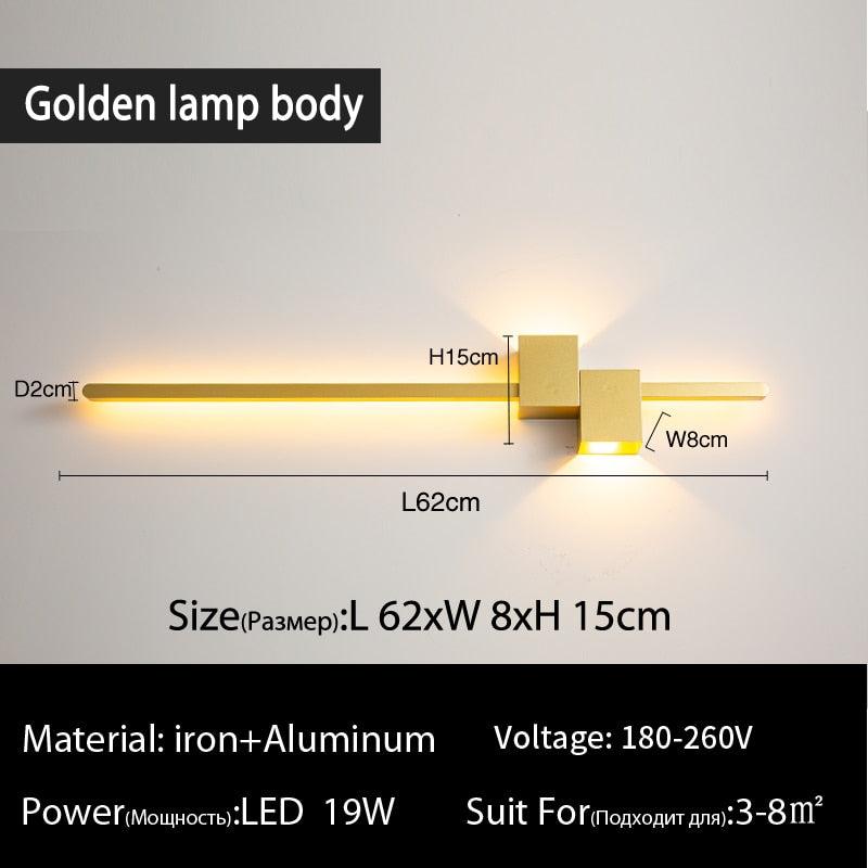 long wall lights for living room