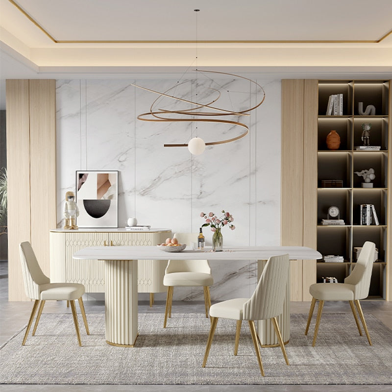 Designer dining table and chairs