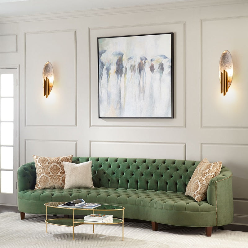 modern gold wall lights
